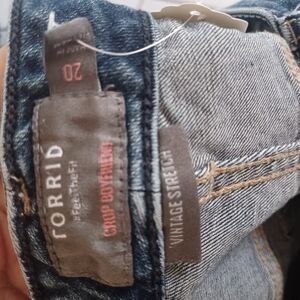 Torrid Blue Boyfriend Jeans